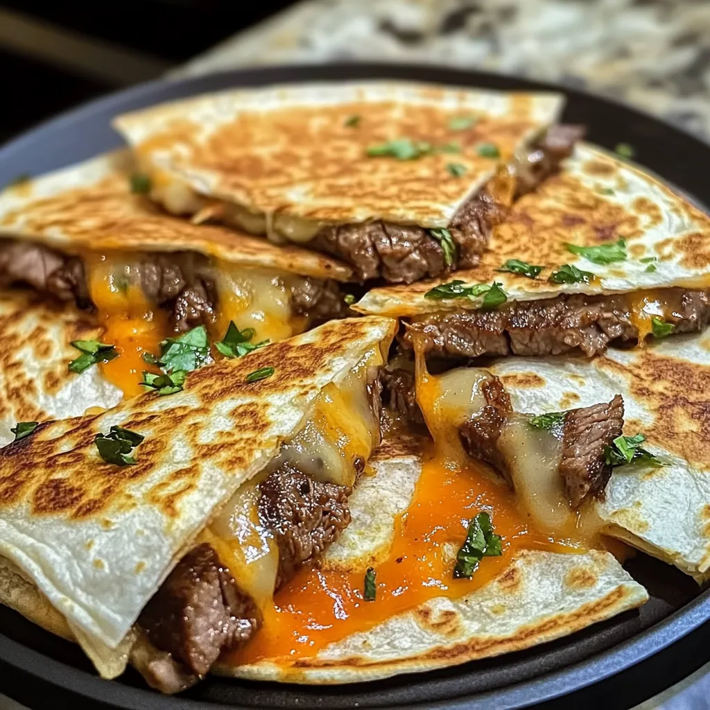 Steak Cheese Quesadillas Blackstone