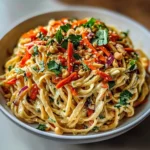 thai peanut noodle salad