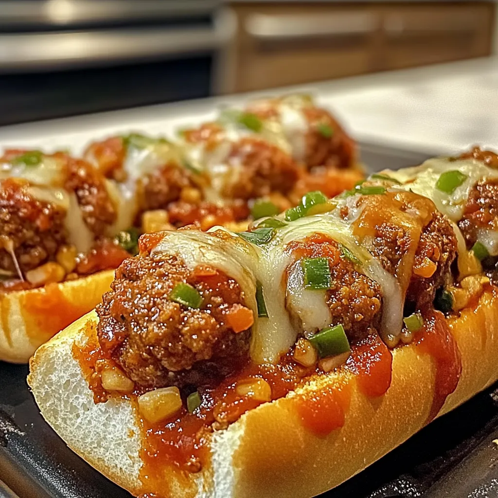 ULTIMATE COMFORT MEATBALL SUBS JUICY AND SATISFYING