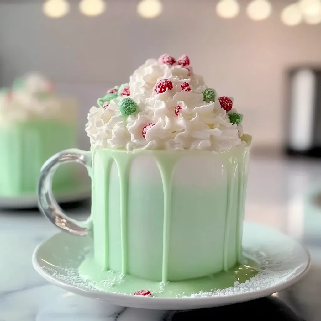 Warm Mint White Hot Chocolate