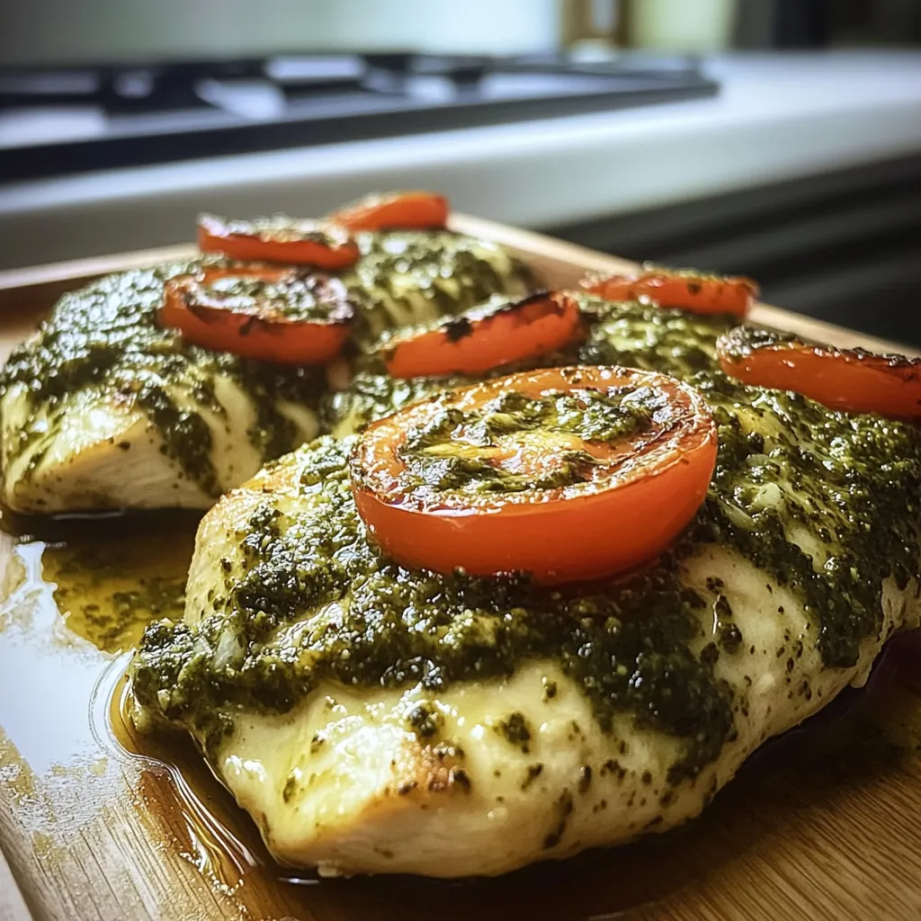 4 Ingredient Pesto Chicken