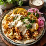Cauliflower Shawarma : Spiced, Roasted, and Drizzled with Creamy Tahini