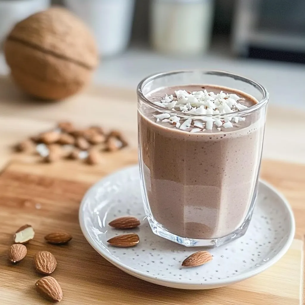 Chocolate Almond Coconut Shake