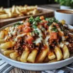 Crispy Tex Mex Poutine Recipe with Ground Beef