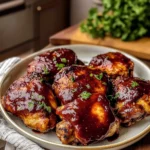 Crockpot BBQ Chicken Thighs