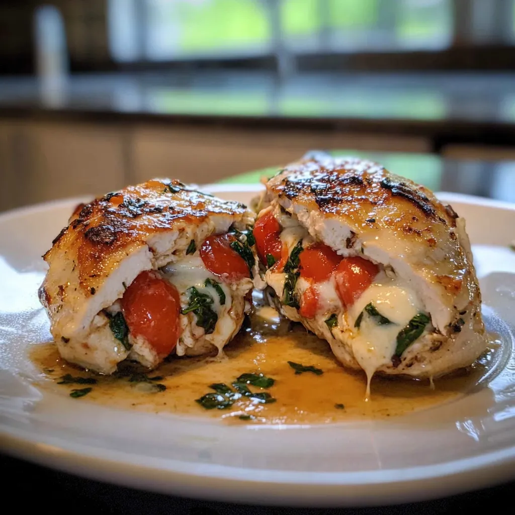 Fabulous 20-Minute Caprese Stuffed Chicken