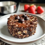 Fudgy Chocolate Baked Oats