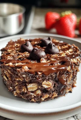 Fudgy Chocolate Baked Oats