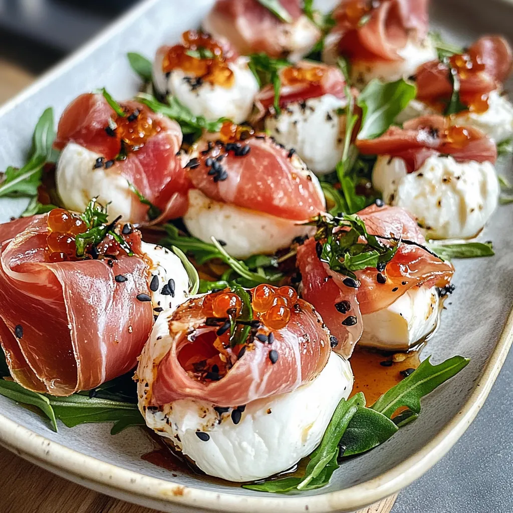 Italian Sushi Prosciutto Burrata