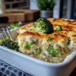 Loaded Cheesy Broccoli Rice Bake Recipe Easy & Delicious