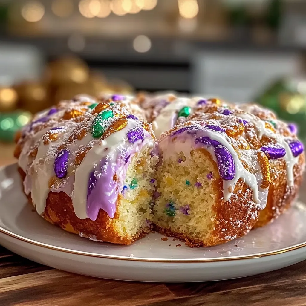 Perfect New Orleans King Cake Recipe with Easy Cream Cheese Filling