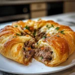 Philly Cheese Steak Crescent