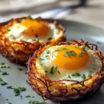 Savor Eggs in Crispy Hash Brown Baskets for the Perfect Brunch