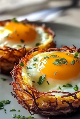 Savor Eggs in Crispy Hash Brown Baskets for the Perfect Brunch