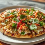 Thai Peanut Chicken Pizza