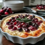 Baked Cranberry Cream Cheese Dip Recipe - Easy Holiday Party Appetizer