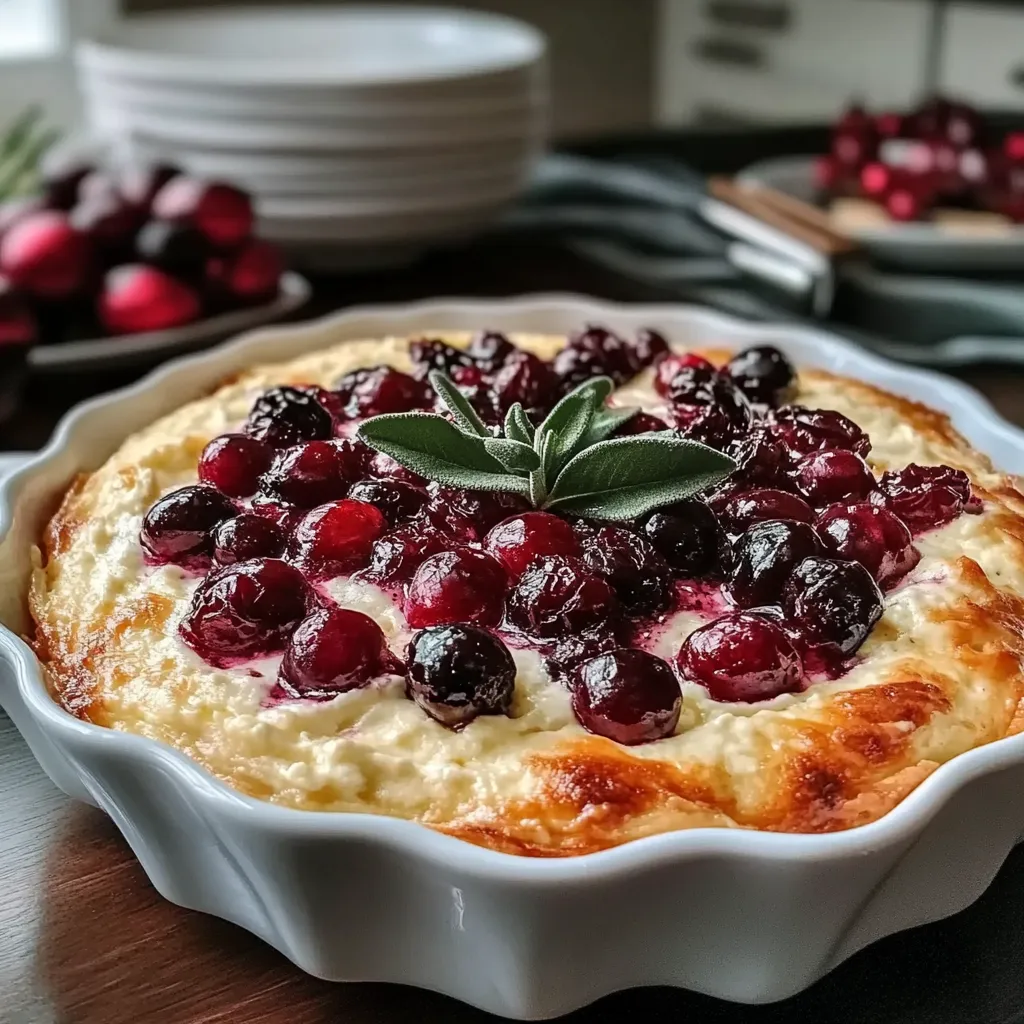 Baked Cranberry Cream Cheese Dip Recipe - Easy Holiday Party Appetizer