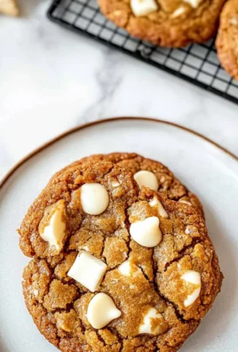 Bakery Style Gingerbread White Chocolate Chip Cookies
