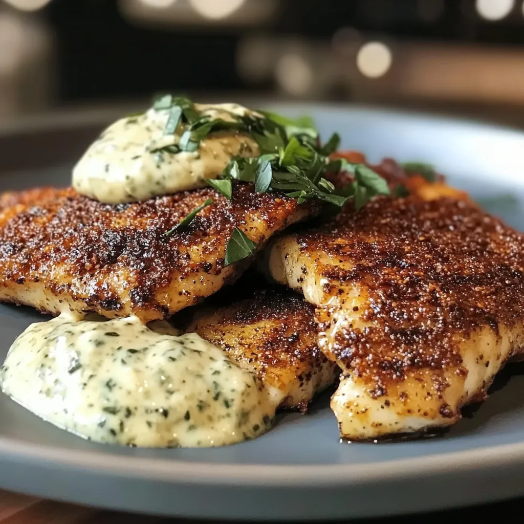 Blackened Catfish Recipe with Easy Zesty Remoulade Sauce for Flavorful Dinner