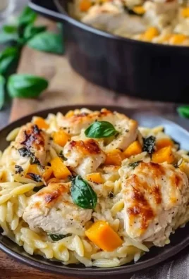 Boursin Orzo Bake with Chicken and Veggies