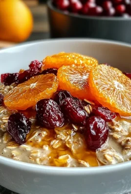 Candied Orange Oatmeal Cranberries