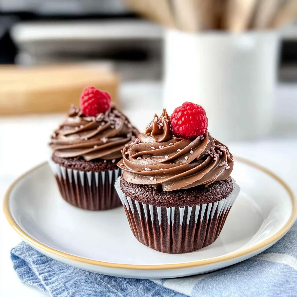 Chocolate Cupcakes for Two