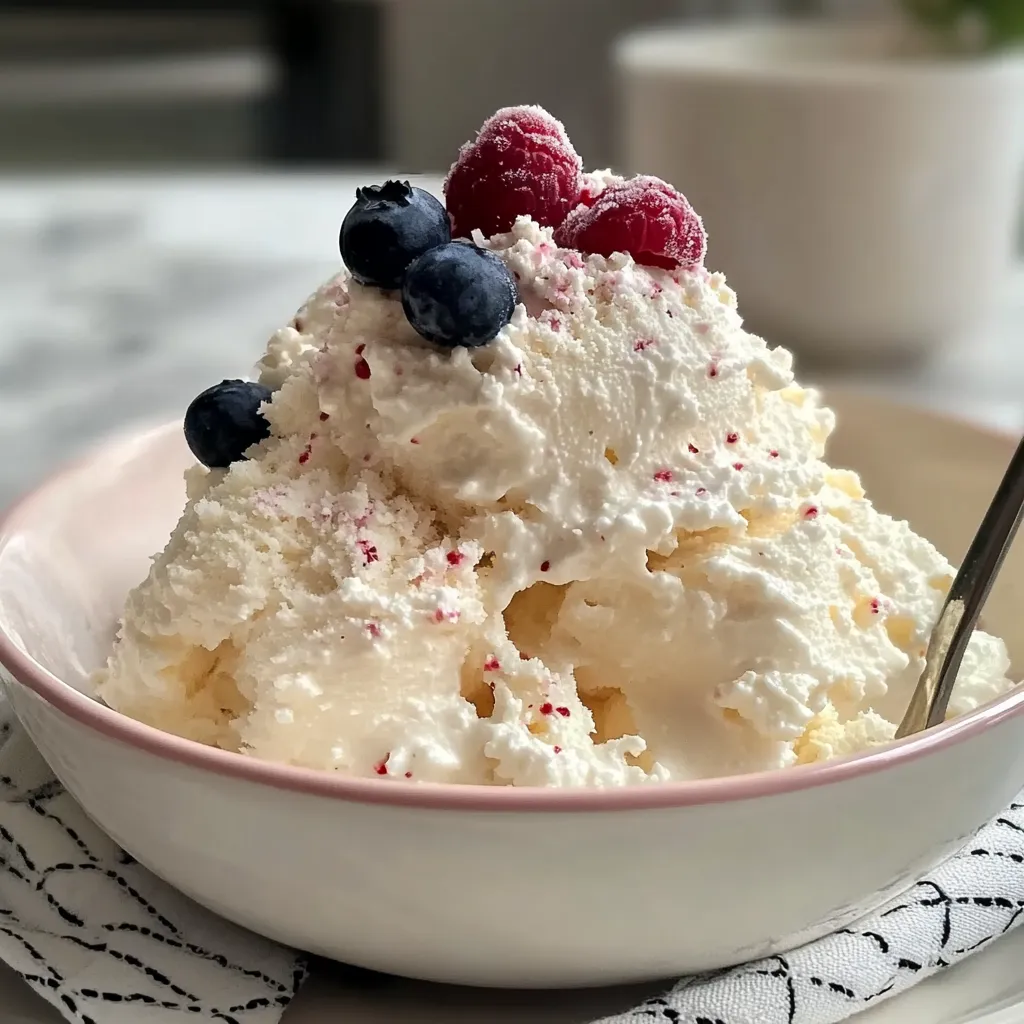 Creamy Cottage Cheese Ice Cream Recipe Easy Homemade TikTok Treat