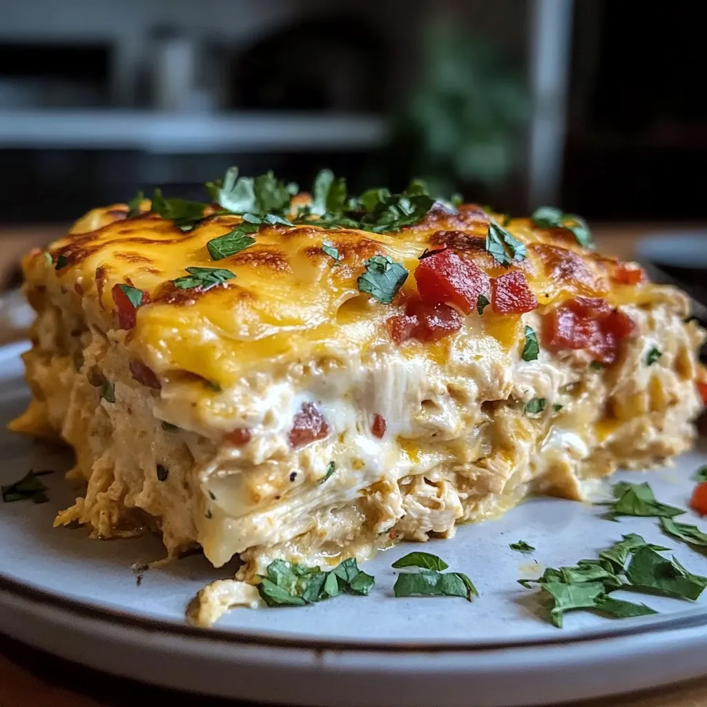 Creamy King Ranch Chicken Casserole Recipe Easy Cheesy Layered Dinner