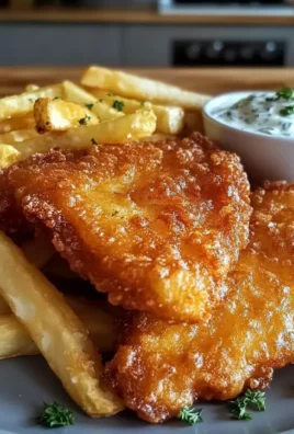 Crispy British Fish and Chips Recipe with Easy Creamy Tartar Sauce