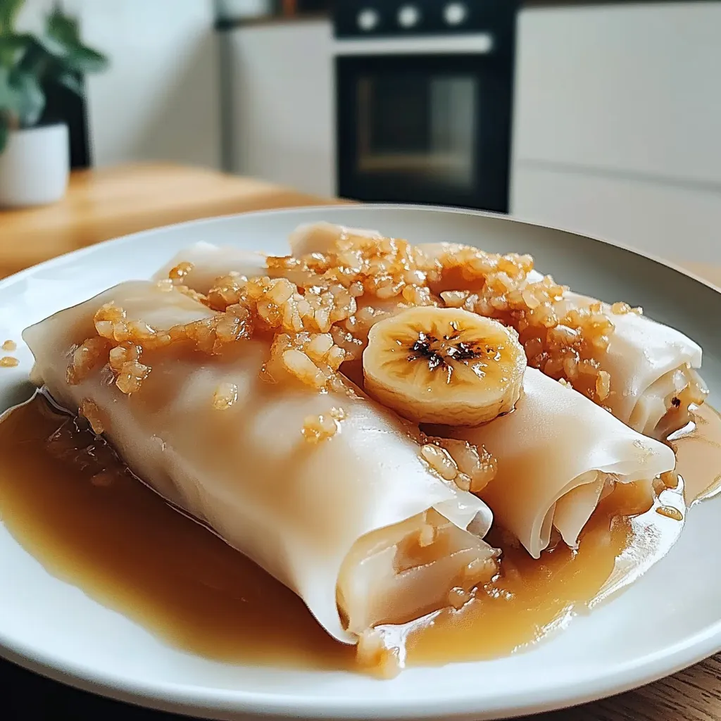 CRISPY CARAMELIZED BANANA RICE PAPER ROLLS THAT WOW YOUR TASTEBUDS