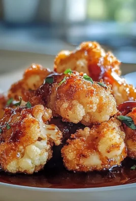 Crunchy Baked Hot Honey Cauliflower