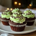 Decadent Green Velvet Mint Chocolate Cupcakes Easy Homemade Recipe