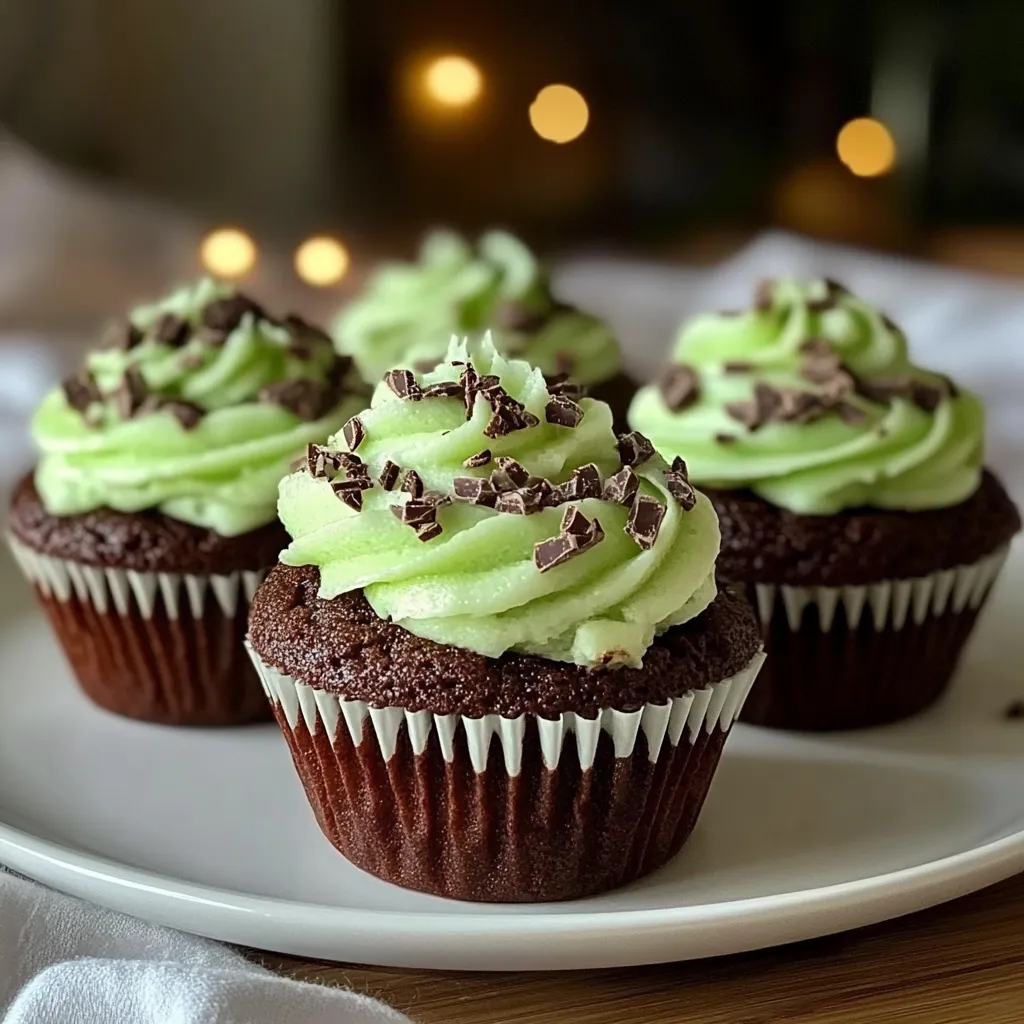 Decadent Green Velvet Mint Chocolate Cupcakes Easy Homemade Recipe