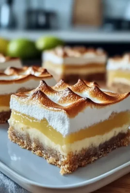 Fluffy Lemon Meringue Pie Bars Easy Recipe with Crunchy Graham Crust