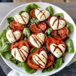 Heart-Shaped Valentine’s Day Caprese Salad for Love Birds