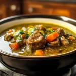 HEARTY GREEN CHILE STEW FOR COZY COMFORT ON CHILLY NIGHTS