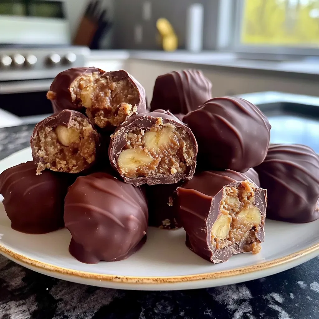 Irresistible Chocolate Banana Peanut Butter Bites Easy Homemade Snack Recipe