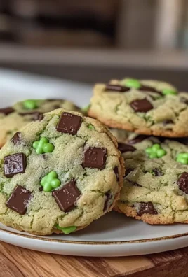 Irresistible Shamrock Mint Chocolate Chip Cookies Easy Homemade Recipe for St. Patricks Day