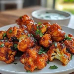 Keto Buffalo Cauliflower Wings