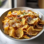 Pasta Chips Crispy Oven-Baked