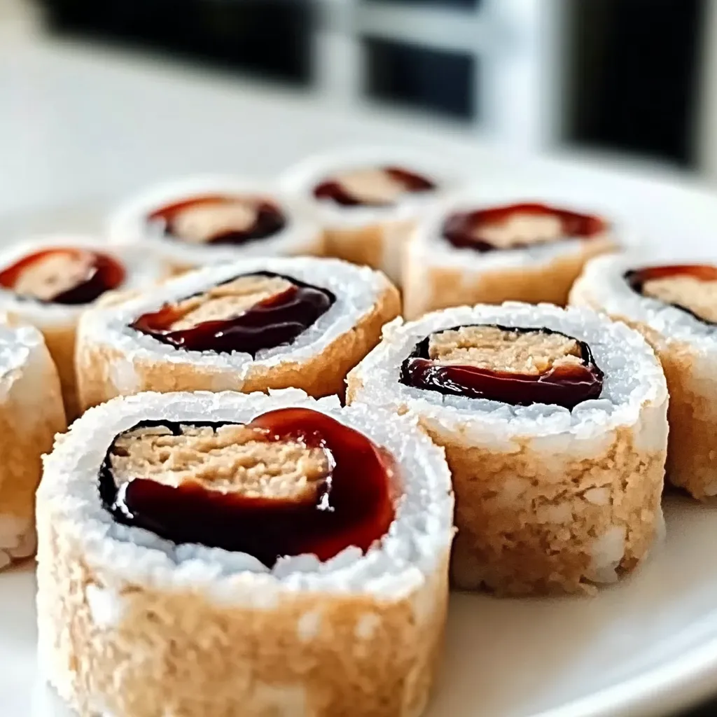 Peanut Butter and Jelly Sushi
