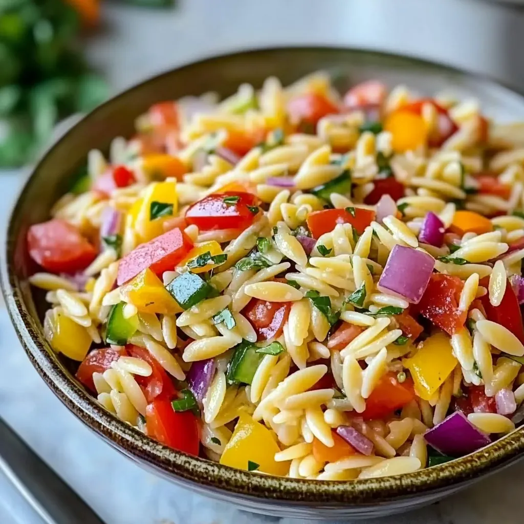 Rainbow Orzo Salad: A Colorful Twist for Your Summer Table