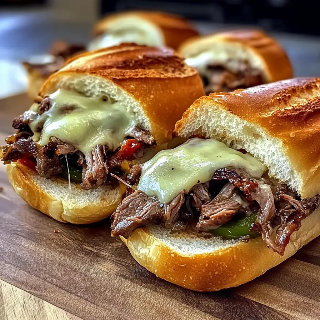 Savory Philly Cheesesteak Recipe Easy Homemade Juicy Ribeye and Melted Provolone Delight