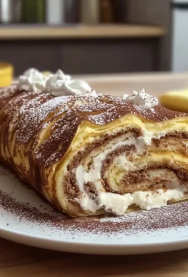 Tiramisu Crêpes Cake Roll