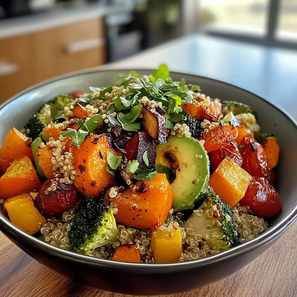 Wholesome Quinoa Power Bowl Recipe Easy Roasted Vegetable Meal