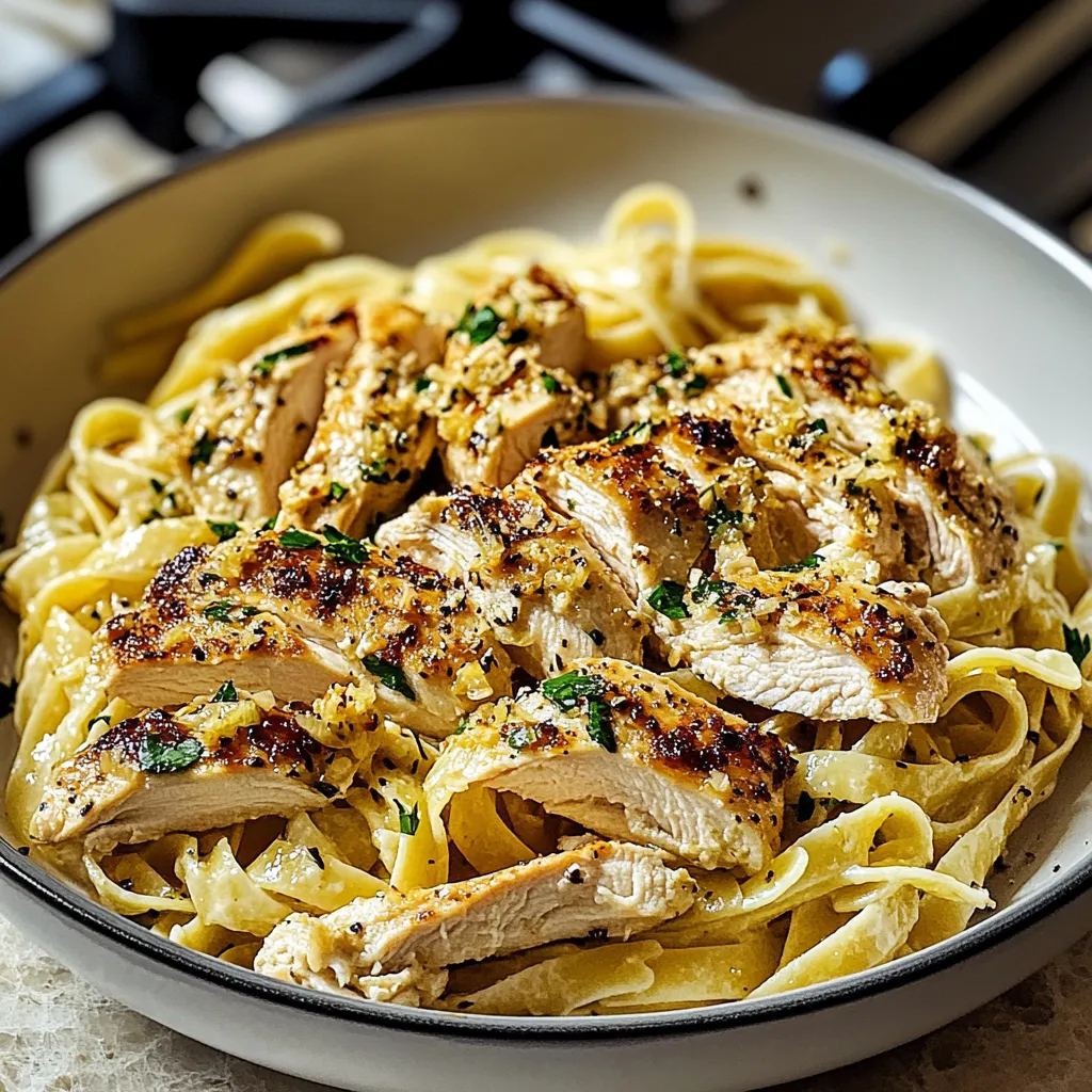 Zesty Lemon Garlic Chicken Pasta Recipe That Delights