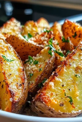 Baked Garlic Parmesan Potato Wedges