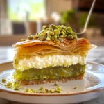 Baklava Pistachio Cheesecake