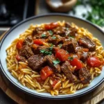 Beef Giouvetsi (Greek Beef Orzo Pasta) Recipe