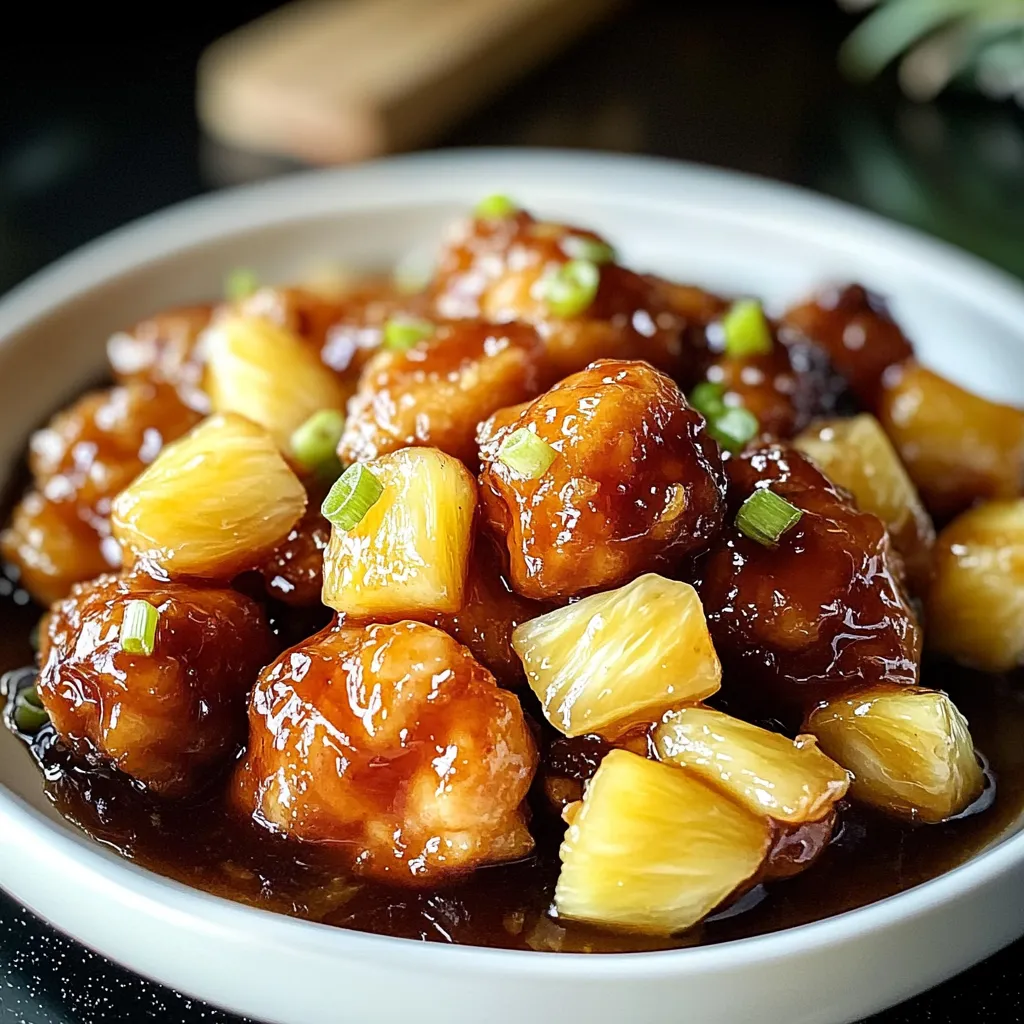brown sugar pineapple chicken